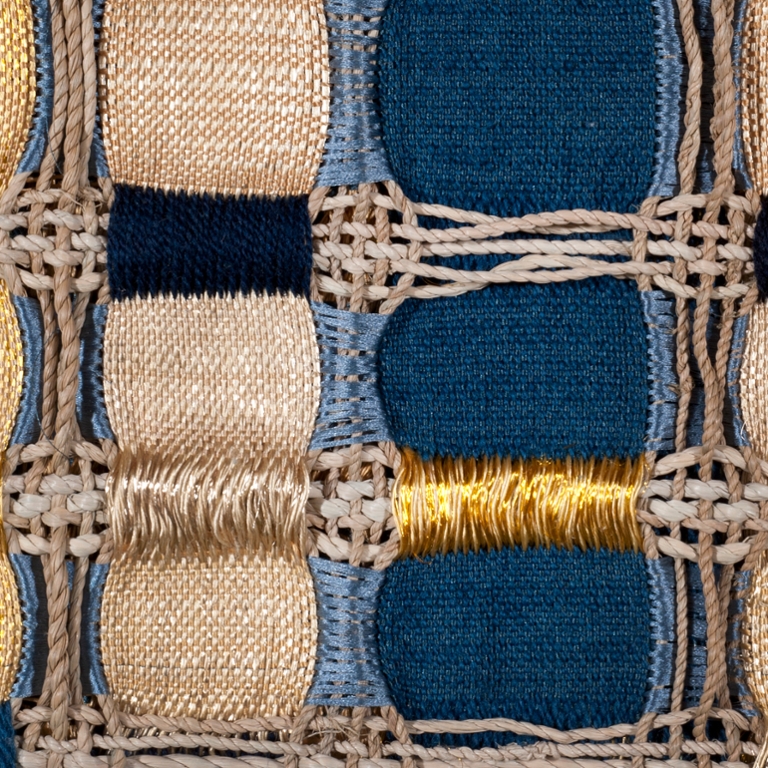 A closeup of textiles and fibers.