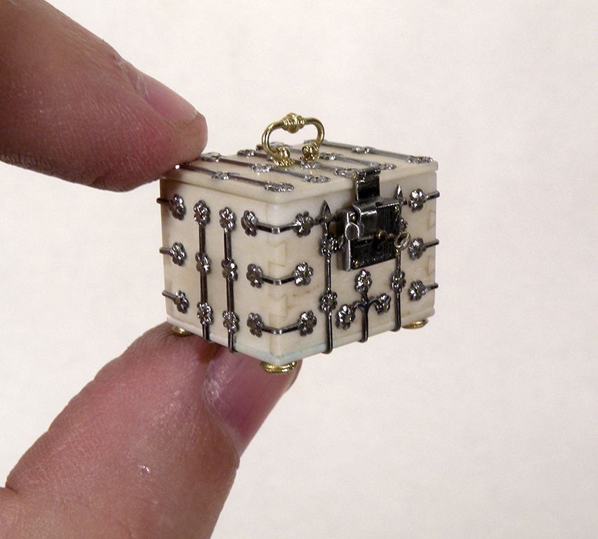 A miniature white box. 