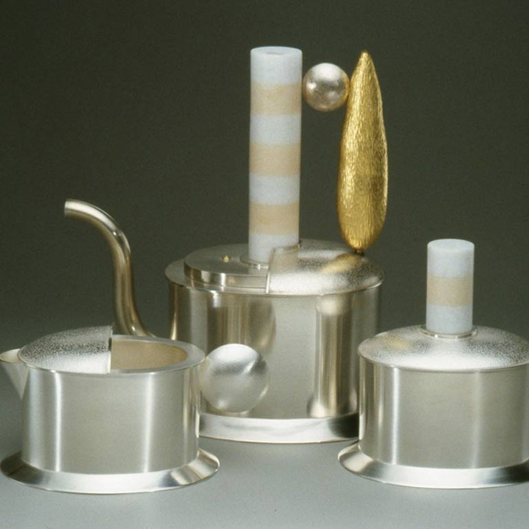 Three metal objects.